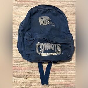 Vintage NFL Dallas Cowboys Canvas Backpack‎ Nasco Products Inc.